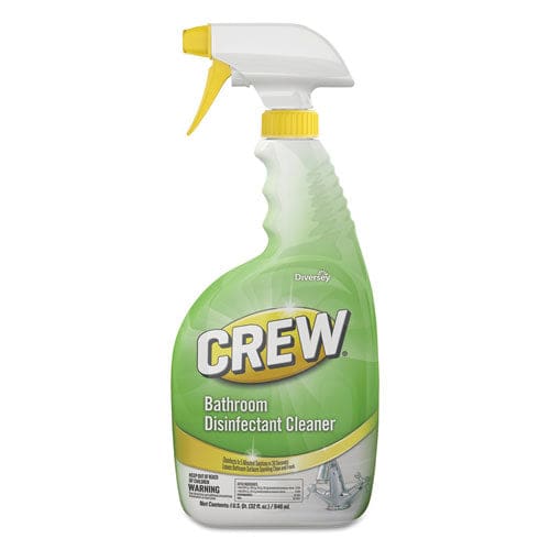 Diversey Crew Bathroom Disinfectant Cleaner Floral Scent 32 Oz Spray Bottle 4/carton - School Supplies - Diversey™