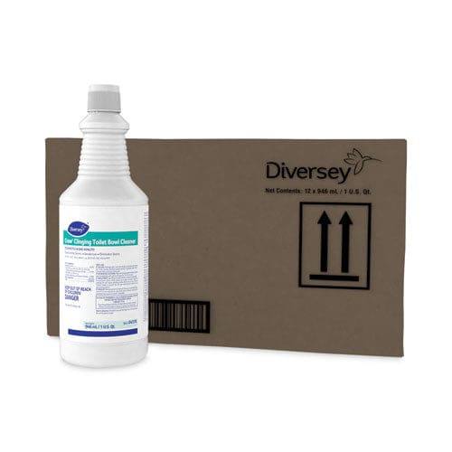 Diversey Crew Clinging Toilet Bowl Cleaner Floral Scent Liquid 1 Qt. Bottle 12/ct - Janitorial & Sanitation - Diversey™