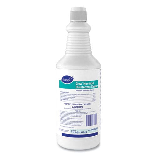 Diversey Crew Neutral Non-acid Bowl And Bathroom Disinfectant 32 Oz Squeeze Bottle 12/carton - Janitorial & Sanitation - Diversey™