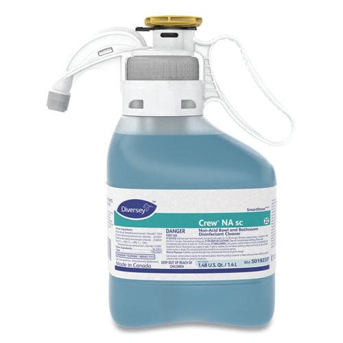 Diversey Crew Non-acid Bowl And Bathroom Disinfectant Cleaner Floral 47.3 Oz 2/carton - Janitorial & Sanitation - Diversey™