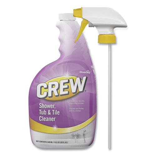 Diversey Crew Shower Tub And Tile Cleaner Liquid 32 Oz 4/carton - Janitorial & Sanitation - Diversey™