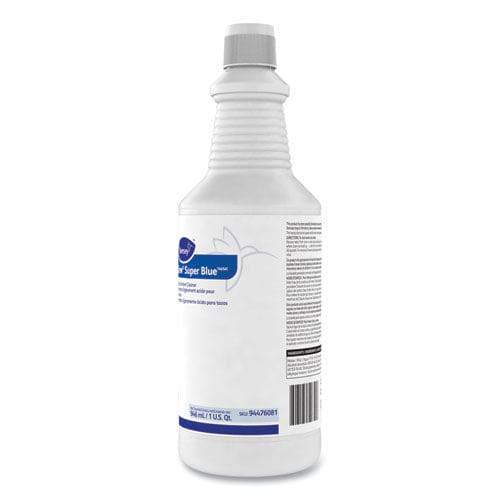 Diversey Crew Super Blue Mild Acid Bowl Cleaner Citrus 32 Oz Squeeze Bottle 12/carton - Janitorial & Sanitation - Diversey™