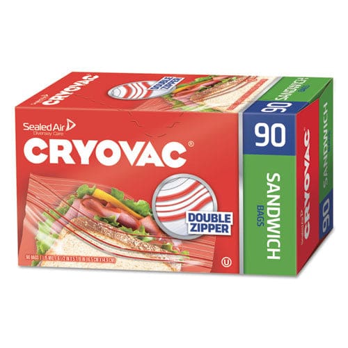Diversey Cryovac Sandwich Bags 1.15 Mil 6.5 X 5.88 Clear 1080/carton - Food Service - Diversey™