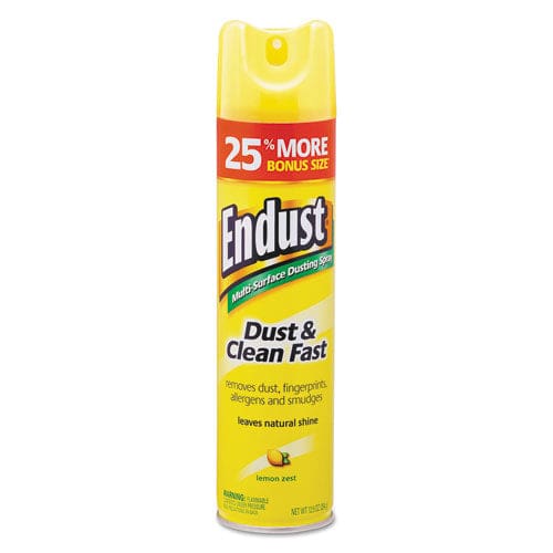 Diversey Endust Multi-surface Dusting And Cleaning Spray Lemon Zest 12.5 Oz Aerosol Spray 6/carton - School Supplies - Diversey™