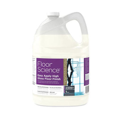 Diversey Floor Science Premium High Gloss Floor Finish Clear Scent 1 Gal Container,4/ct - Janitorial & Sanitation - Diversey™