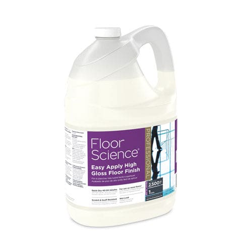 Diversey Floor Science Premium High Gloss Floor Finish Clear Scent 1 Gal Container,4/ct - Janitorial & Sanitation - Diversey™