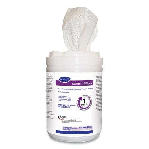 Diversey Oxivir 1 Wipes 10 X 10 Characteristic Scent 60 Canister 12/carton - School Supplies - Diversey™