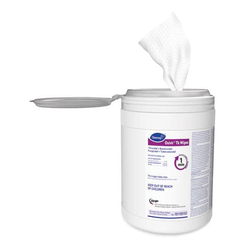 Diversey Oxivir Tb Disinfectant Wipes 6 X 6.9 Characteristic Scent White 160/canister 4 Canisters/carton - School Supplies - Diversey™