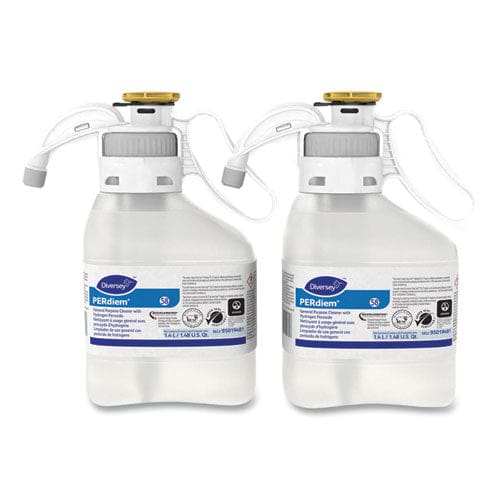 Diversey Perdiem Concentrated General Cleaner With Hydrogen Peroxide 47.34 Oz Bottle 2/carton - School Supplies - Diversey™