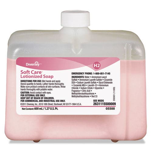 Diversey Soft Care Lotionized Hand Soap Floral Scent 1,000 Ml Cartridge 12/carton - Janitorial & Sanitation - Diversey™