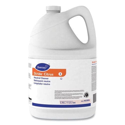 Diversey Stride Neutral Cleaner Citrus 1 Gal 4 Bottles/carton - Janitorial & Sanitation - Diversey™