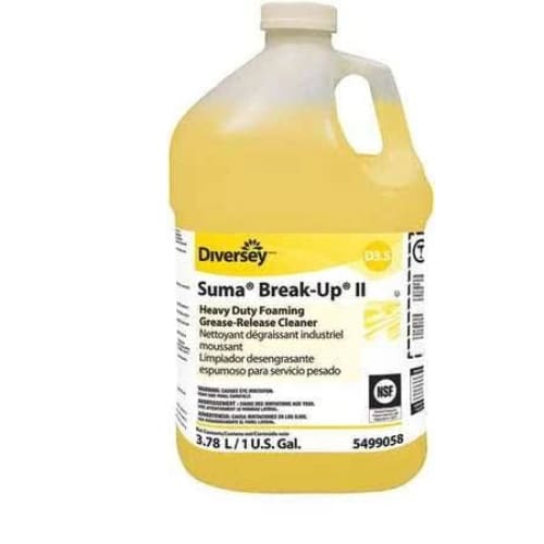 Diversey Suma Break-up Ii D3.5 Heavy-duty Foaming Grease-release Cleaner 128 Oz 4/carton - Janitorial & Sanitation - Diversey™