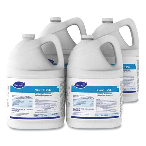Diversey Virex Ii 256 One-step Disinfectant Cleaner Deodorant Mint 1 Gal 4 Bottles/ct - School Supplies - Diversey™