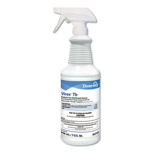 Diversey Virex Tb Disinfectant Cleaner Lemon Scent Liquid 1 Gal Bottle 4/carton - School Supplies - Diversey™