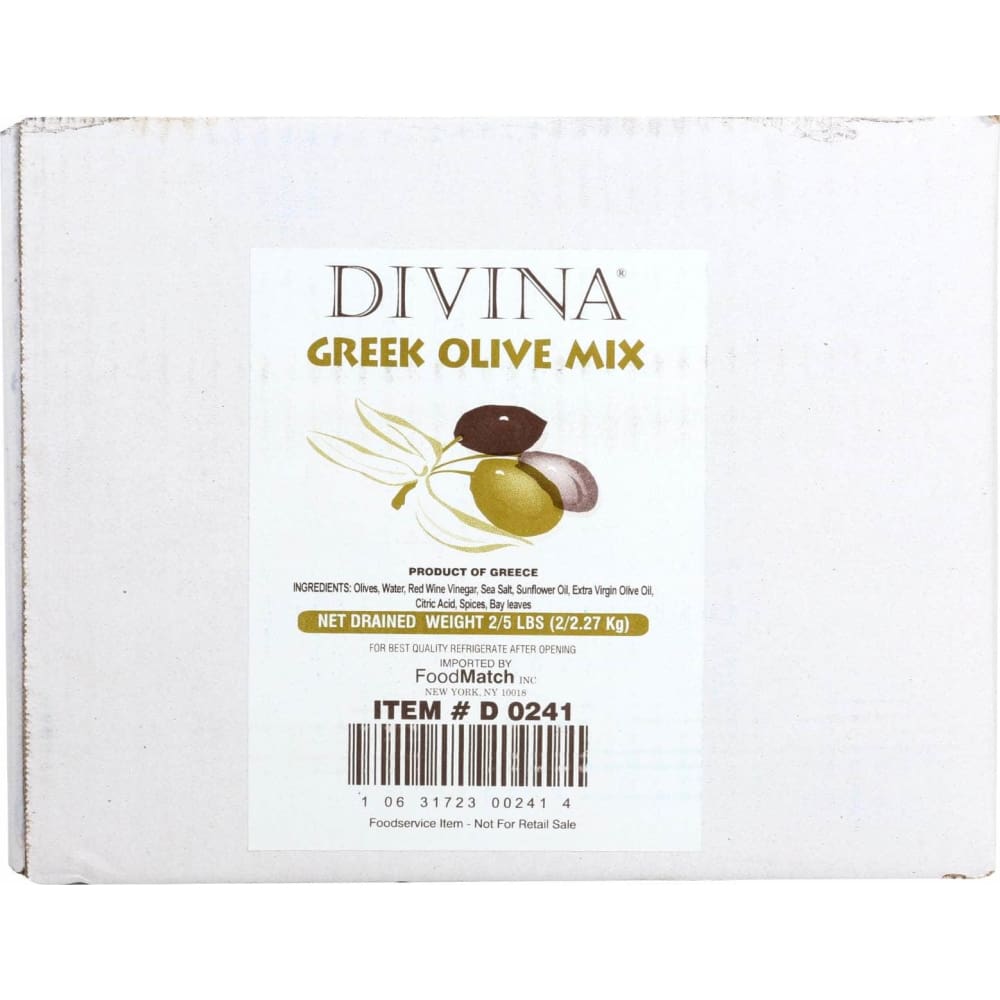 DIVINA DIVINA Greek Olives Mix, 5 lb
