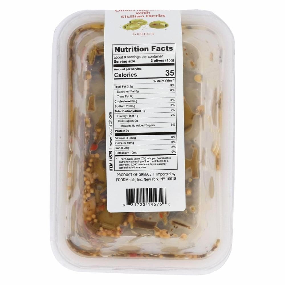 Divina Divina Olives Marinated with Sicilian Herbs, 4.60 oz