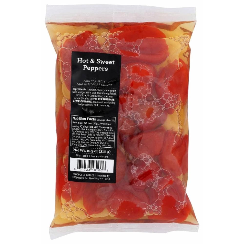 DIVINA DIVINA Pouch Hot & Sweet Pepper, 10.9 oz