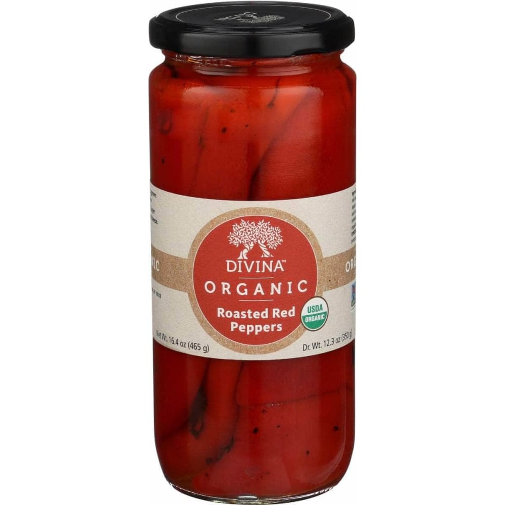 DIVINA DIVINA Roasted Red Peppers, 12.3 oz