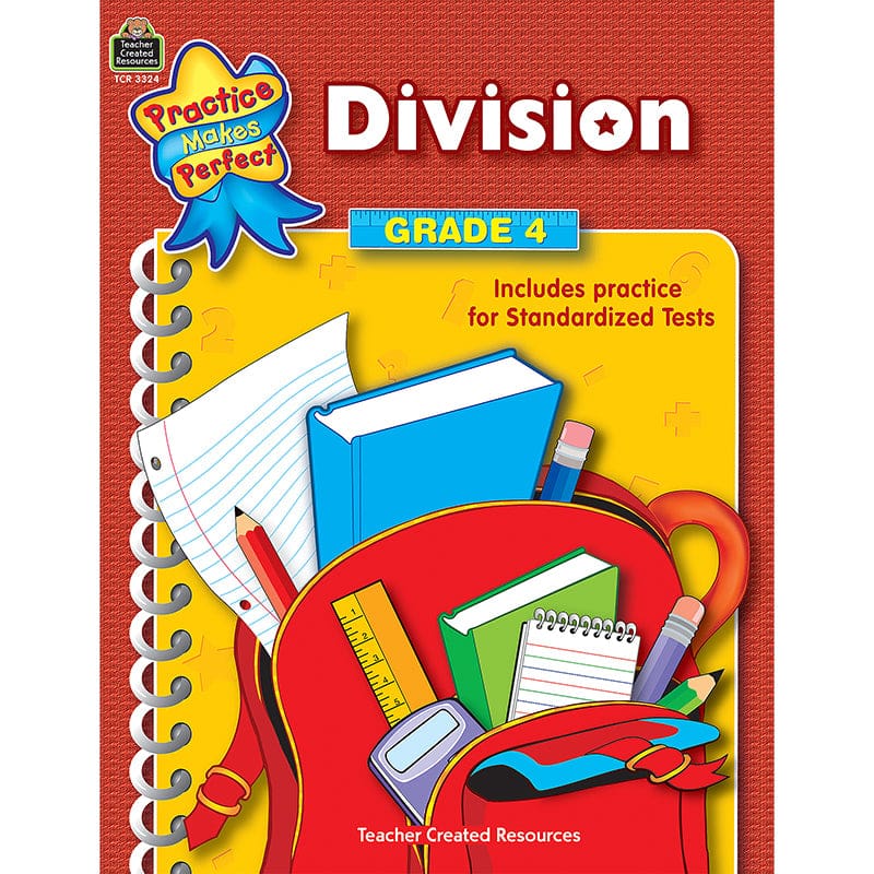 Division Gr 4 Practice Makes Perfect (Pack of 10) - Multiplication & Division - Teacher Created Resources
