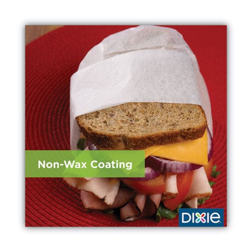 Dixie All-purpose Food Wrap Dry Wax Paper 12 X 12 White 1,000/carton - Food Service - Dixie®