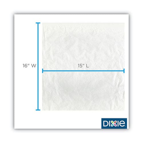 Dixie All-purpose Food Wrap Dry Wax Paper 15 X 16 White 1,000/carton - Food Service - Dixie®