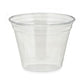 Dixie Clear Plastic Pete Cups 9 Oz Squat 50/sleeve 20 Sleeves/carton - Food Service - Dixie®