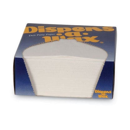 Dixie Dispens-a-wax Waxed Deli Patty Paper 4.75 X 5 White 1,000/box 24 Boxes/carton - Food Service - Dixie®