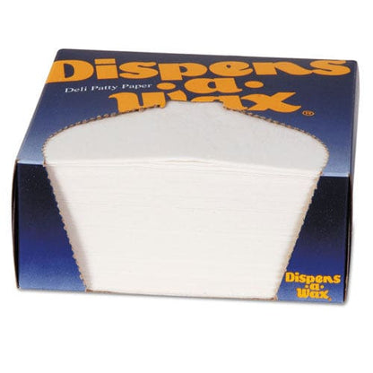 Dixie Dispens-a-wax Waxed Deli Patty Paper 4.75 X 5 White 1,000/box - Food Service - Dixie®