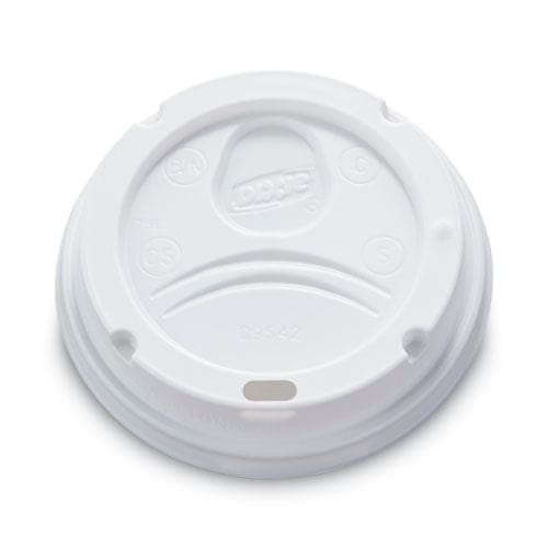 Dixie Dome Drink-thru Lids Fits 10 Oz To 16 Oz Perfectouch; 12 Oz To 20 Oz Wisesize Cup White 50/pack - Food Service - Dixie®