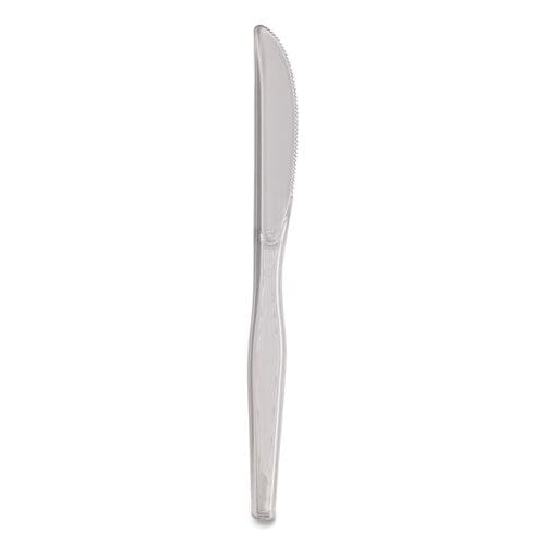 Dixie Heavyweight Polystyrene Cutlery Knives Clear 1,000/carton - Food Service - Dixie®