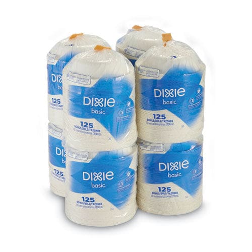 Dixie Paper Dinnerware Bowls 12 Oz White 1,000/carton - Food Service - Dixie®