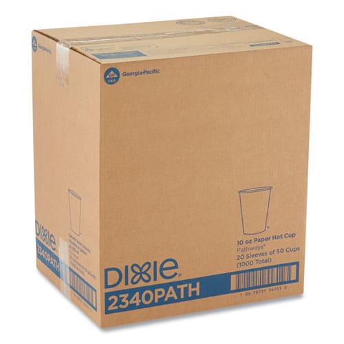Dixie Pathways Paper Hot Cups 10 Oz 50/pack - Food Service - Dixie®
