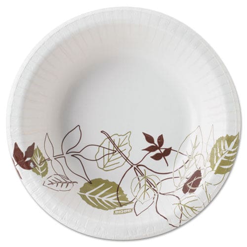 Dixie Pathways Soak Proof Shield Heavyweight Paper Plates 8.5 Dia Green/burgundy 125/pack - Food Service - Dixie®