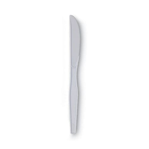 Dixie Plastic Cutlery Heavy Mediumweight Knife 100/box - Food Service - Dixie®