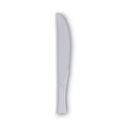 Dixie Plastic Cutlery Heavy Mediumweight Knife 100/box - Food Service - Dixie®