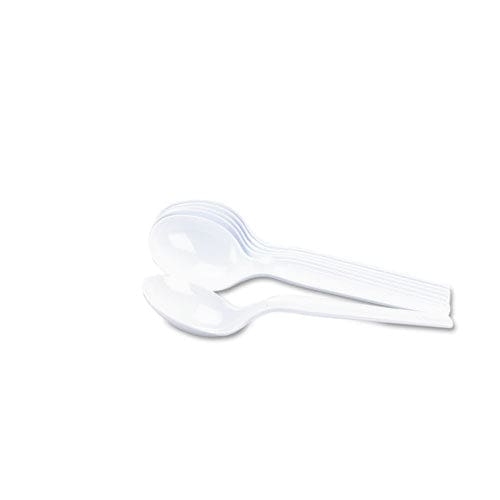 Dixie Plastic Cutlery Heavy Mediumweight Soup Spoon 1,000/carton - Food Service - Dixie®