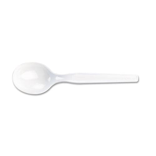Dixie Plastic Cutlery Heavy Mediumweight Soup Spoon 1,000/carton - Food Service - Dixie®