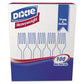 Dixie Plastic Cutlery Heavyweight Forks Black 1,000/carton - Food Service - Dixie®
