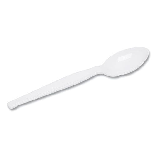 Dixie Plastic Cutlery Heavyweight Teaspoons White 1,000/carton - Food Service - Dixie®