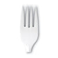 Dixie Plastic Cutlery Mediumweight Forks White 1,000/carton - Food Service - Dixie®