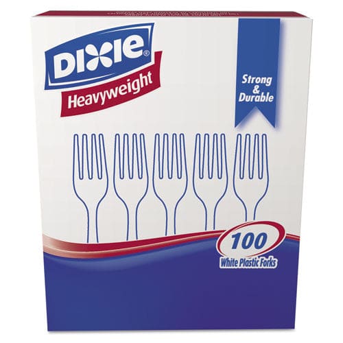 Dixie Plastic Tableware Heavy Mediumweight Knives Black 100/box 10 Boxes/carton - Food Service - Dixie®
