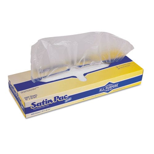 Dixie Satin-pac High Density Polyethylene Film Sheets 8 X 10.75 1,000/pack 10 Packs/carton - Food Service - Dixie®