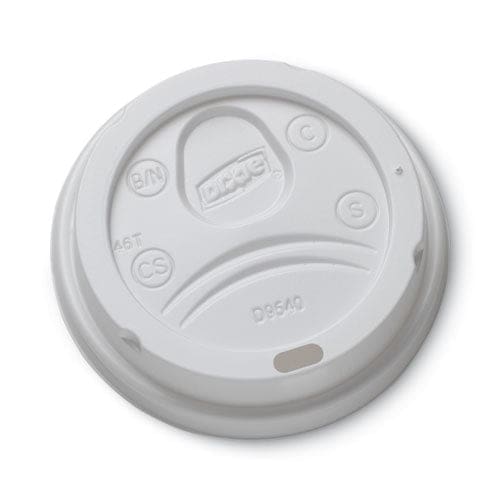 Dixie Sip-through Dome Hot Drink Lids Fits 10 Oz Cups White 100/pack - Food Service - Dixie®