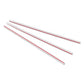 Dixie Unwrapped Hollow Stir-straws 5.5 Plastic White/red Stripe 1,000/box 10 Boxes/carton - Food Service - Dixie®
