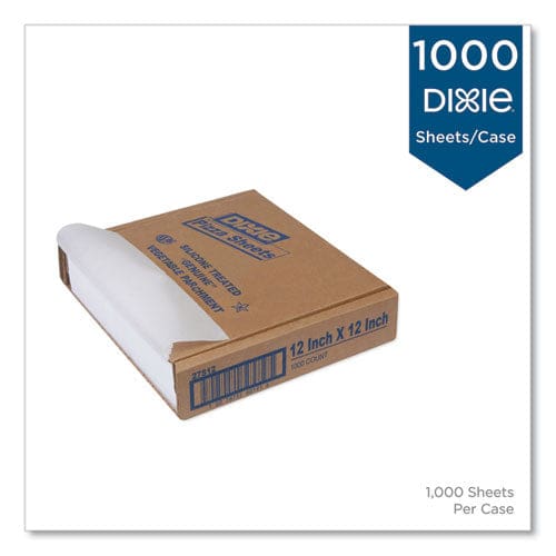 Dixie Yellow Label Parchment Pan Liner 12 X 12 1,000/carton - Food Service - Dixie®