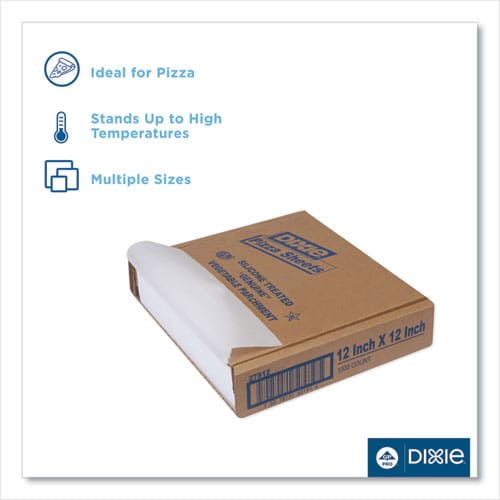 Dixie Yellow Label Parchment Pan Liner 12 X 12 1,000/carton - Food Service - Dixie®
