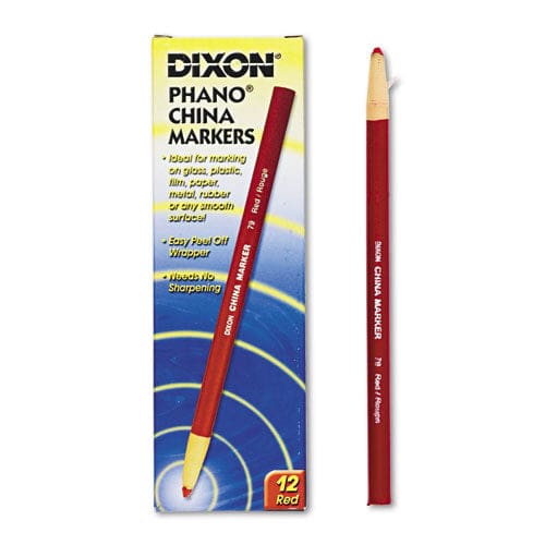 Dixon China Marker Red Dozen - Industrial - Dixon®