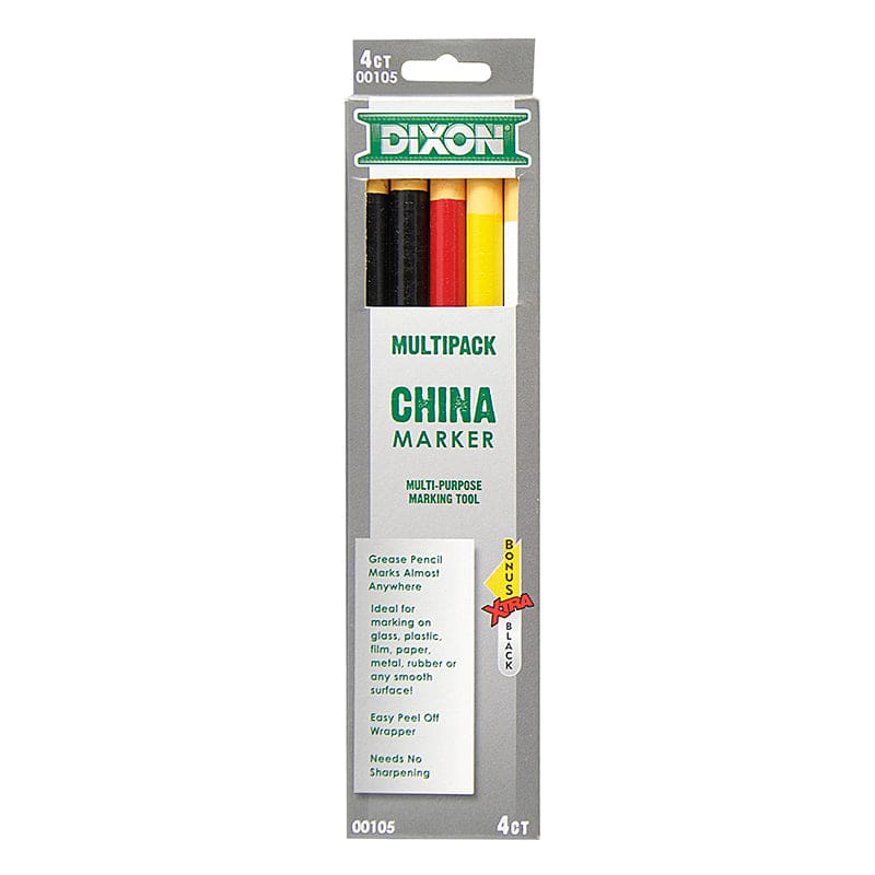 Dixon China Markers Asst 5Pk (Pack of 12) - Markers - Dixon Ticonderoga Company