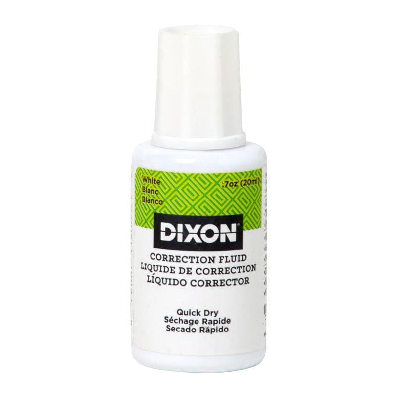Dixon Correction Fluid 7 Oz Blister Card (Pack of 12) - Liquid Paper - Dixon Ticonderoga Company