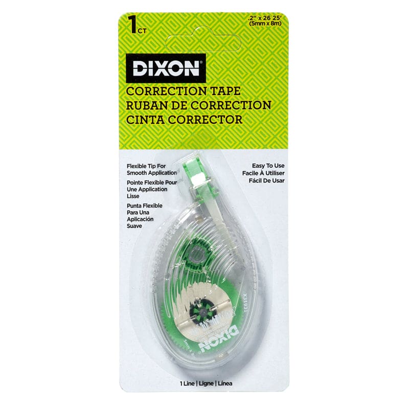 Dixon Correction Tape 1 Line (Pack of 12) - Liquid Paper - Dixon Ticonderoga Company